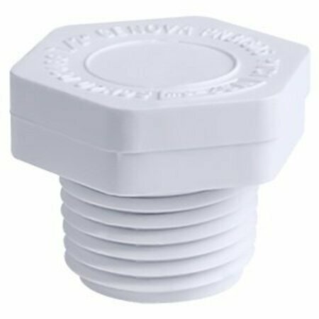 GENOVA PRODUCTS 2.5 in.Sch 40 PVC MIP Plug PVC 02113  1800HA